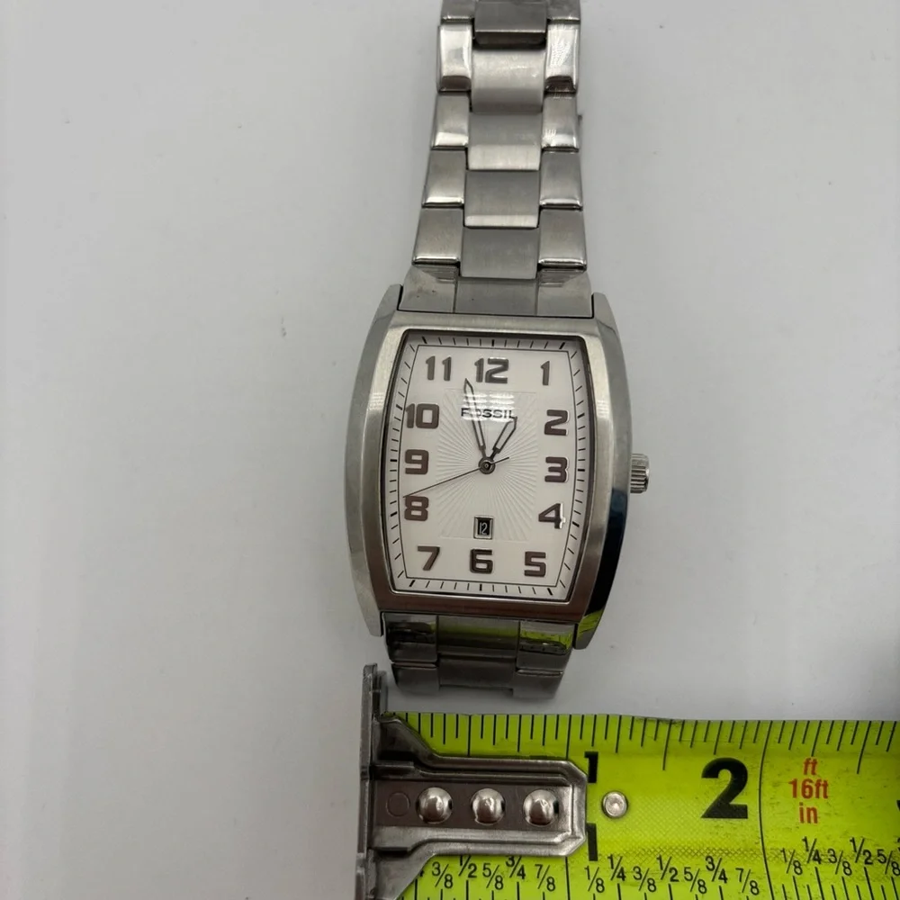 Fossil Stainless Steel Watch with White Face‎